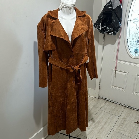 Free People Brown Long Coat - Picture 6 of 8